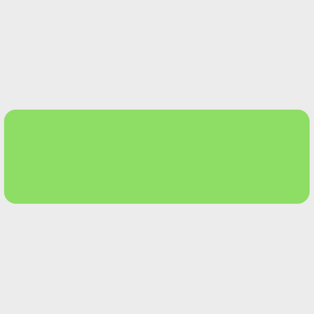Neon Green 1 x 3 1/4 Inch Roll of Rectangle Labels - Bright Adhesive