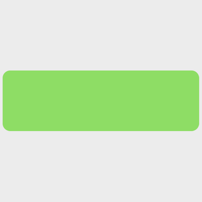 Neon Green 1 x 3 1/4 Inch Roll of Rectangle Labels - Bright Adhesive