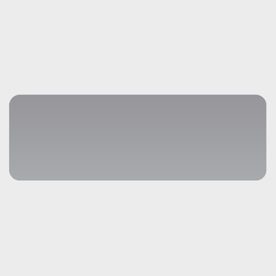 Matte Silver Foil 1 x 3 Inch Roll of Rectangle Labels - Durable
