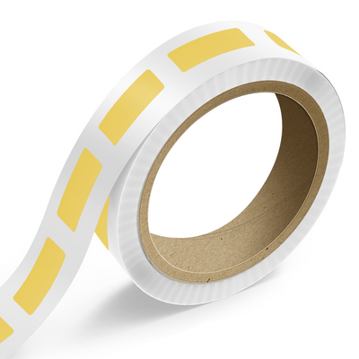 Matte Gold Foil 1 x 3 Inch Roll of Rectangle Labels - General Durable