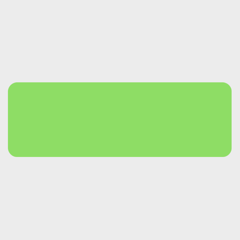 Neon Green 1 x 3 Inch Roll of Rectangle Labels - Bright Adhesive