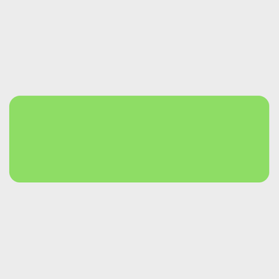 Neon Green 1 x 3 Inch Roll of Rectangle Labels - Bright Adhesive