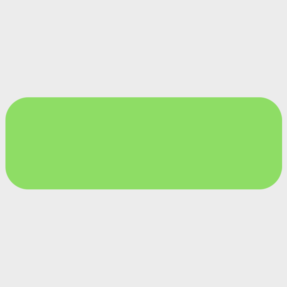Neon Green 1/2 x 1 1/2 Inch Roll of Rectangle Labels - Bright Adhesive