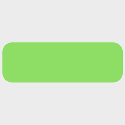 Neon Green 1/2 x 1 1/2 Inch Roll of Rectangle Labels - Bright Adhesive