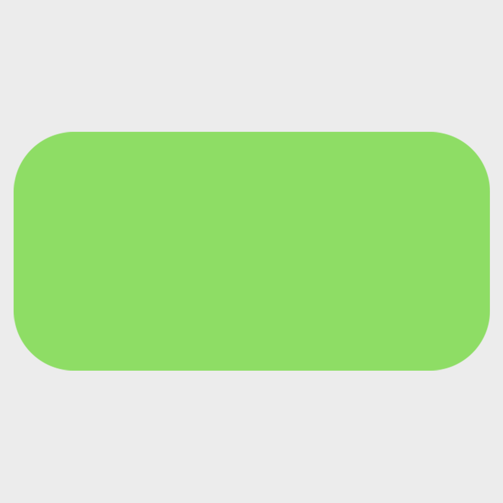 Neon Green 1/2 x 1 Inch Roll of Rectangle Labels - Bright Adhesive