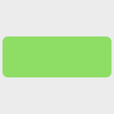 Neon Green 15/16 x 2 1/2 Inch Roll of Rectangle Labels - Bright Adhesive