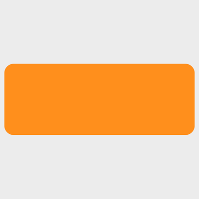 Neon Orange 15/16 x 2 1/2 Inch Roll of Rectangle Labels - Bright Adhesive
