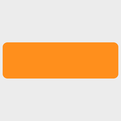 Neon Orange 15/16 x 3 Inch Roll of Rectangle Labels - Bright Adhesive