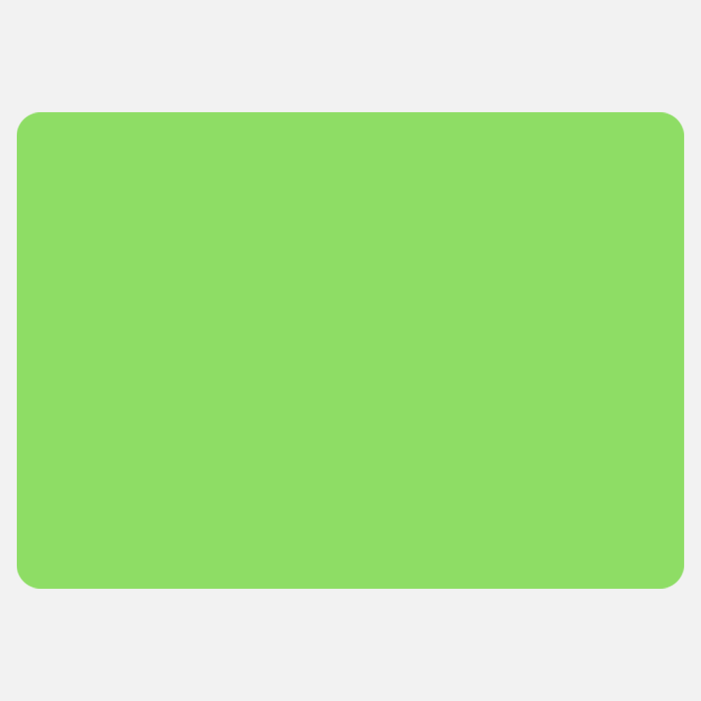 Neon Green 2 1/2 x 3 1/2 Inch Roll of Rectangle Labels - Bright Adhesive