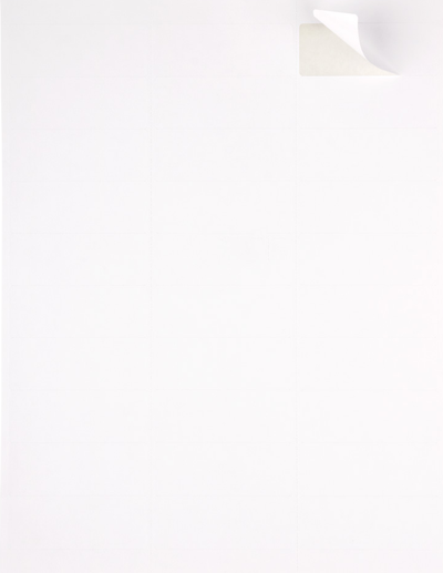White 1 x 2 5/8 Return Address Labels