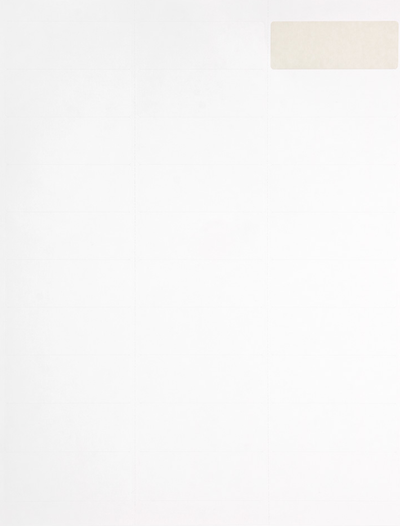 White 1 x 2 5/8 Return Address Labels