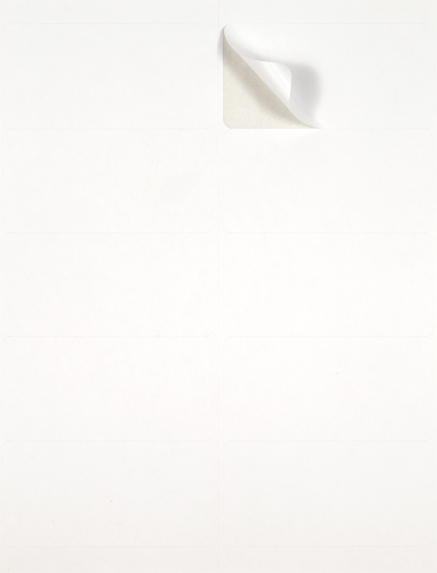 White 2 x 4 Address Labels