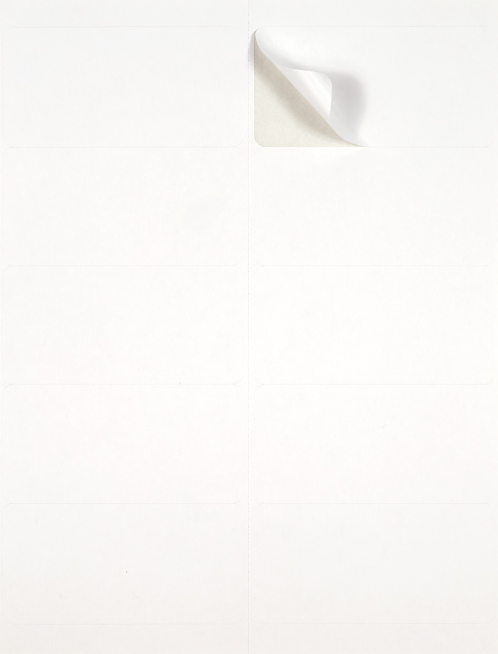 White 2 x 4 Address Labels