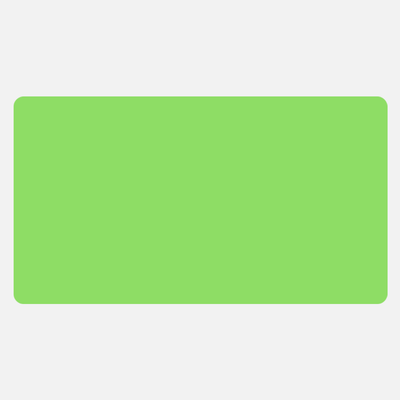Neon Green 2 1/2 x 4 1/2 Inch Roll of Rectangle Labels - Bright Adhesive