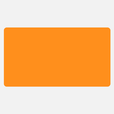 Neon Orange 2 1/2 x 4 1/2 Inch Roll of Rectangle Labels - Bright Adhesive