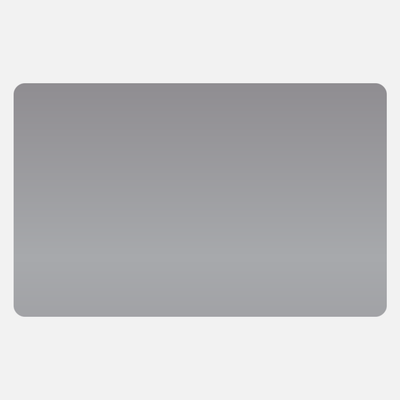 Matte Silver Foil 2 1/2 x 4 Inch Roll of Rectangle Labels - Durable