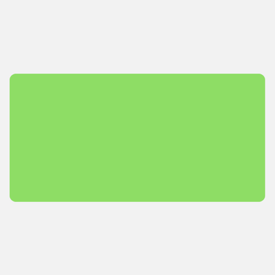 Neon Green 2 1/2 x 5 Inch Roll of Rectangle Labels - Bright Adhesive