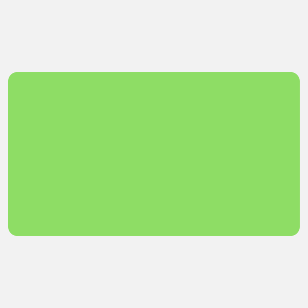 Neon Green 2 1/4 x 4 Inch Roll of Rectangle Labels - Bright Adhesive