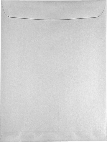 Silver Metallic 32lb 10 x 13 Open End Envelopes