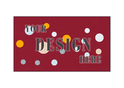Garnet Dark Red 100lb 2 x 3 1/2 Flat Business Cards