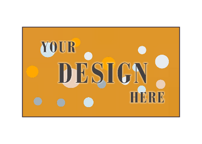 Sunflower Yellow 100lb 2 x 3 1/2 Flat Business Cards