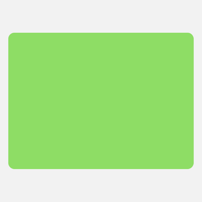 Neon Green 2 3/4 x 3 3/4 Inch Roll of Rectangle Labels - Bright Adhesive