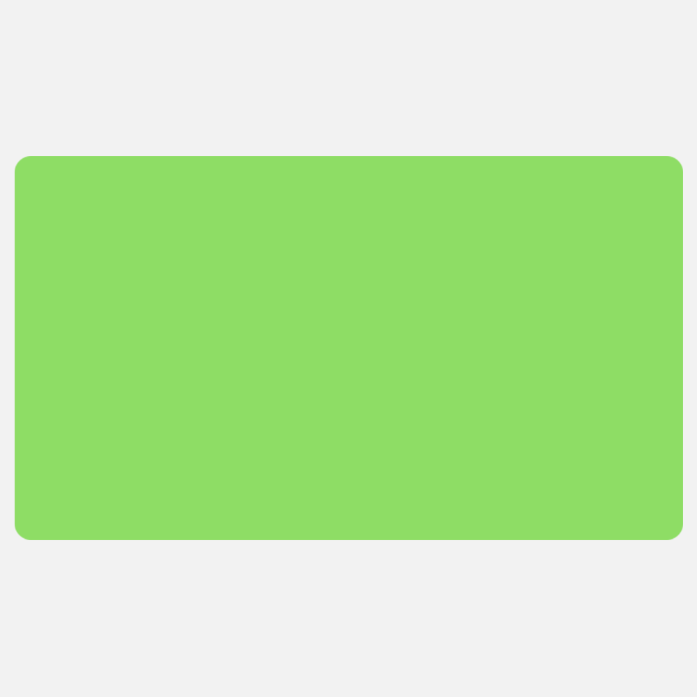 Neon Green 2 7/8 x 5 Inch Roll of Rectangle Labels - Bright Adhesive
