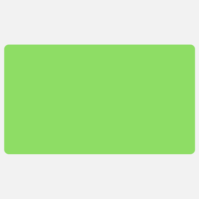Neon Green 2 7/8 x 5 Inch Roll of Rectangle Labels - Bright Adhesive