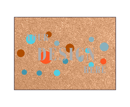 Copper Brown Metallic 100lb #17 Mini Blank Note Cards (2 9/16 x 3 9/16)