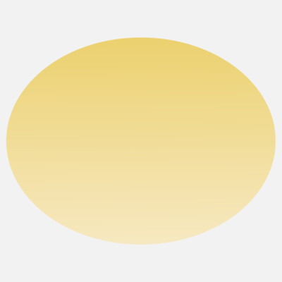 Matte Gold Foil 2 x 3 Inch Roll of Oval Labels - Durable