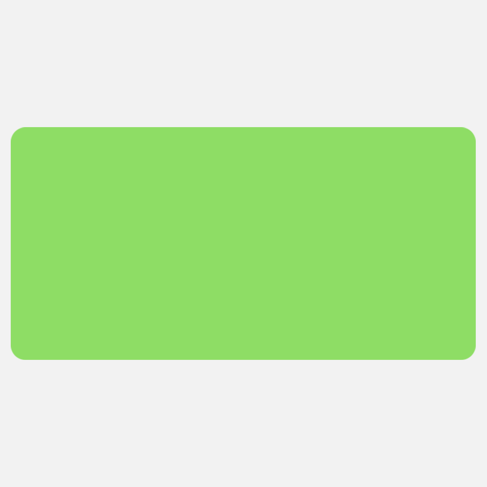 Neon Green 2 x 4 Inch Roll of Rectangle Labels - Bright Adhesive