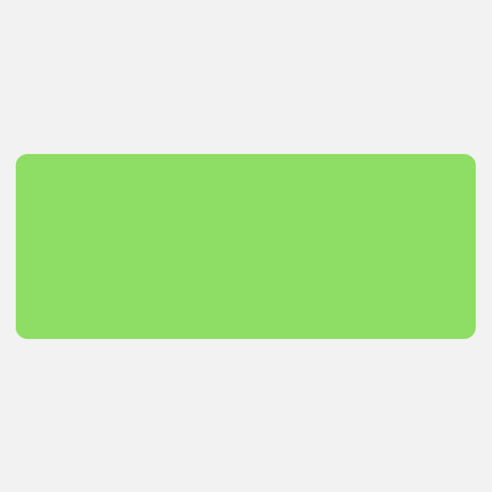 Neon Green 2 x 5 Inch Roll of Rectangle Labels - Bright Adhesive