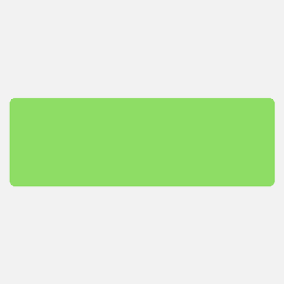 Neon Green 2 x 6 Inch Roll of Rectangle Labels - Bright Adhesive