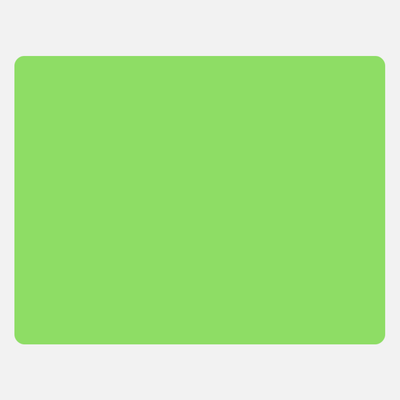 Neon Green 3 1/2 x 4 1/2 Inch Roll of Rectangle Labels - Bright Adhesive