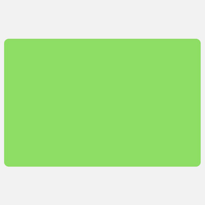 Neon Green 3 1/4 x 5 Inch Roll of Rectangle Labels - Bright Adhesive