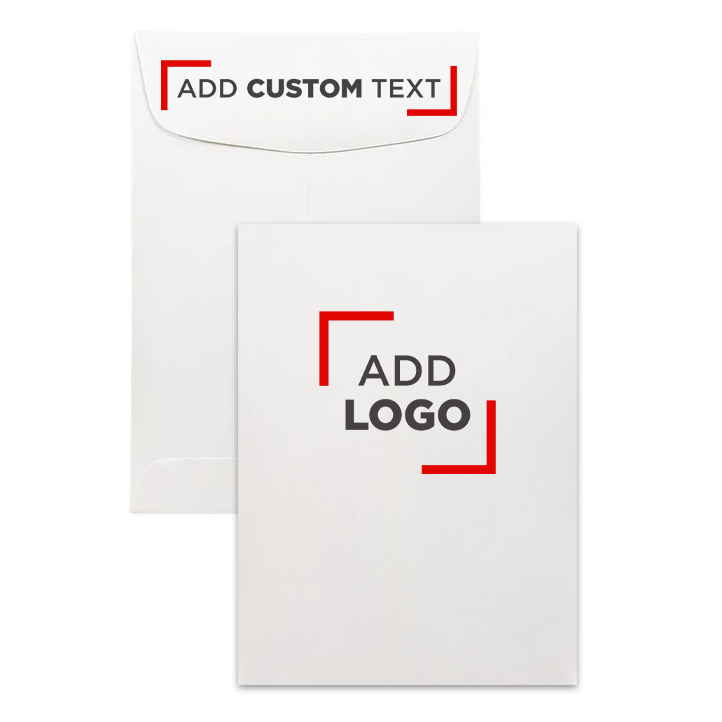 White 24lb 5 1/2 x 7 1/2 Open End Envelopes