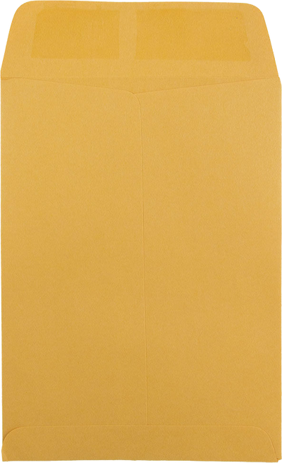 Brown Kraft 28lb 5 1/2 x 7 1/2 Open End Envelopes