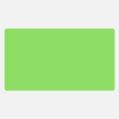 Neon Green 3 3/8 x 6 Inch Roll of Rectangle Labels - Bright Adhesive