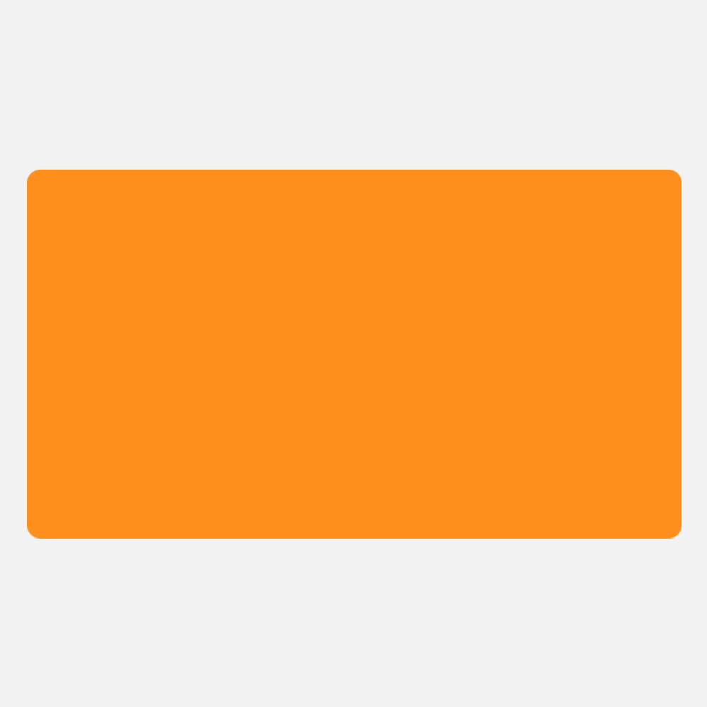 Neon Orange 3 3/8 x 6 Inch Roll of Rectangle Labels - Bright Adhesive