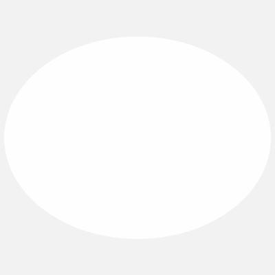 White 3 x 4 Inch Roll of Oval Labels - Tear Resistant with High Gloss Film Layer