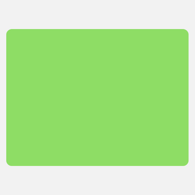 Neon Green 3 x 4 Inch Roll of Rectangle Labels - Bright Adhesive