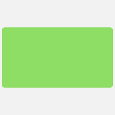 Neon Green 3 x 5 1/2 Inch Roll of Rectangle Labels - Bright Adhesive