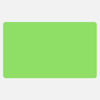 Neon Green 3 x 5 Inch Roll of Rectangle Labels - Bright Adhesive