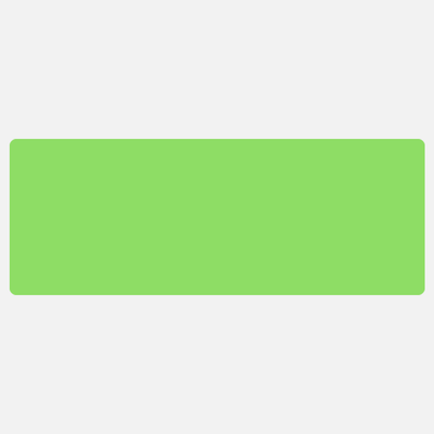 Neon Green 3 x 8 Inch Roll of Rectangle Labels - Bright Adhesive
