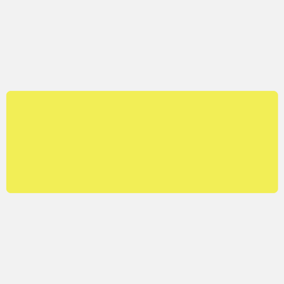 Neon Yellow 3 x 8 Inch Roll of Rectangle Labels - Bright Adhesive