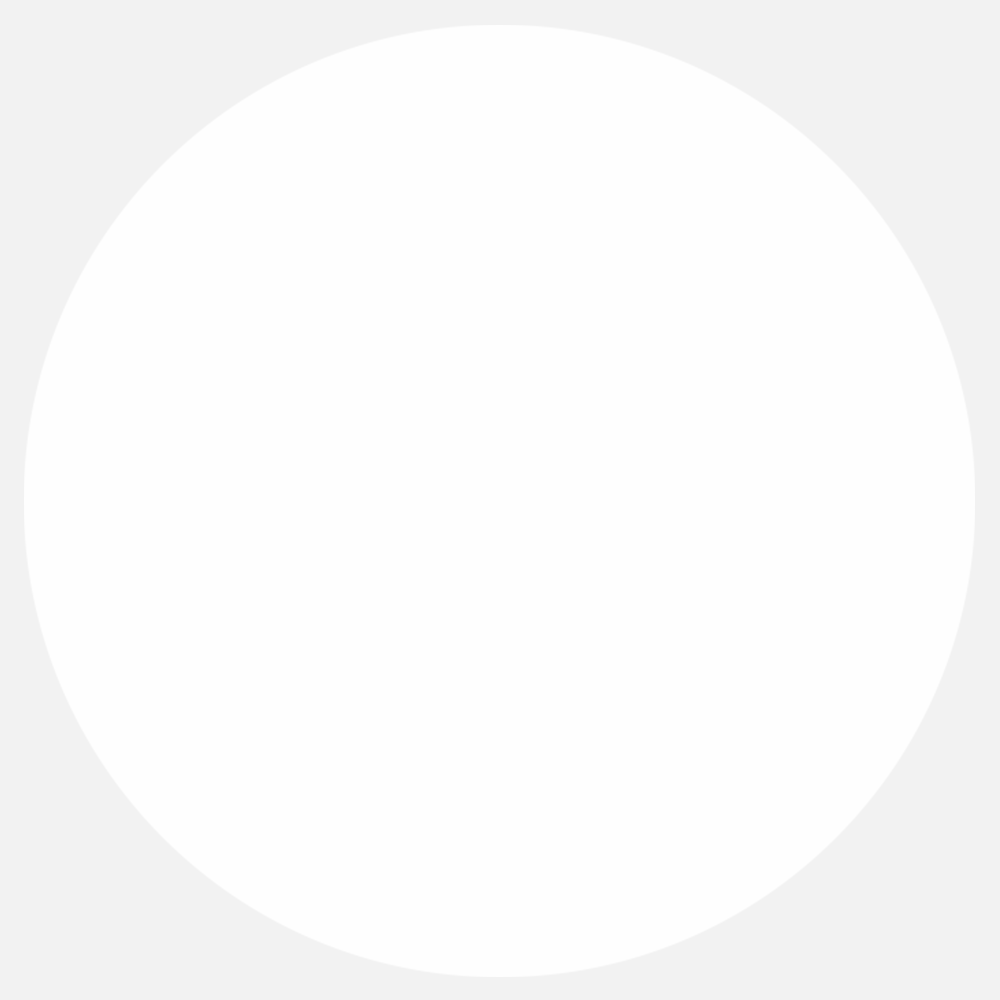 White 3 Inch Roll of Circular Round Labels - Tear Resistant with High Gloss Film Layer