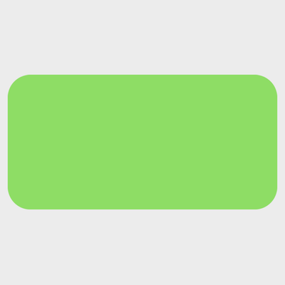 Neon Green 3/4 x 1 1/2 Inch Roll of Rectangle Labels - Bright Adhesive