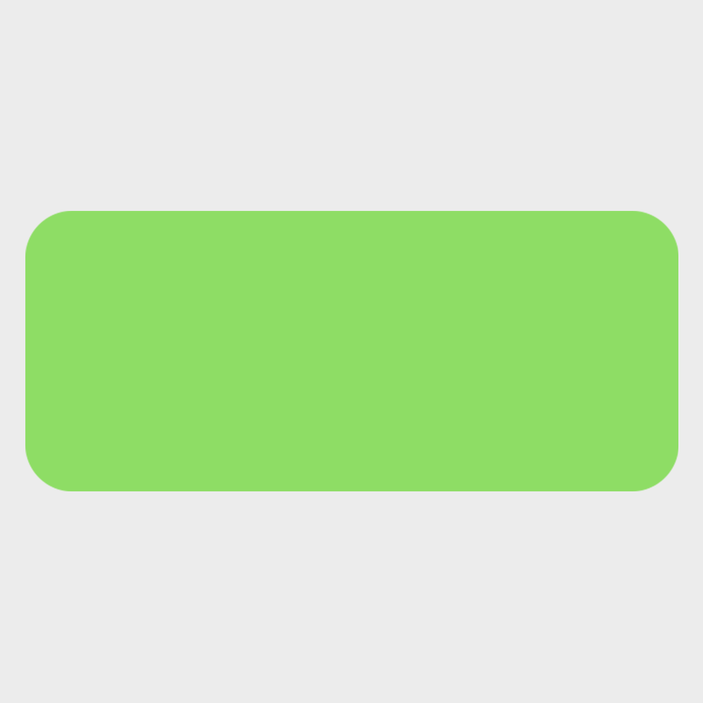 Neon Green 3/4 x 1 3/4 Inch Roll of Rectangle Labels - Bright Adhesive