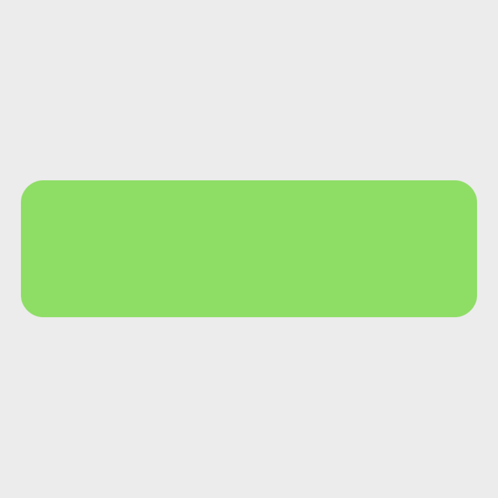 Neon Green 3/4 x 2 1/2 Inch Roll of Rectangle Labels - Bright Adhesive