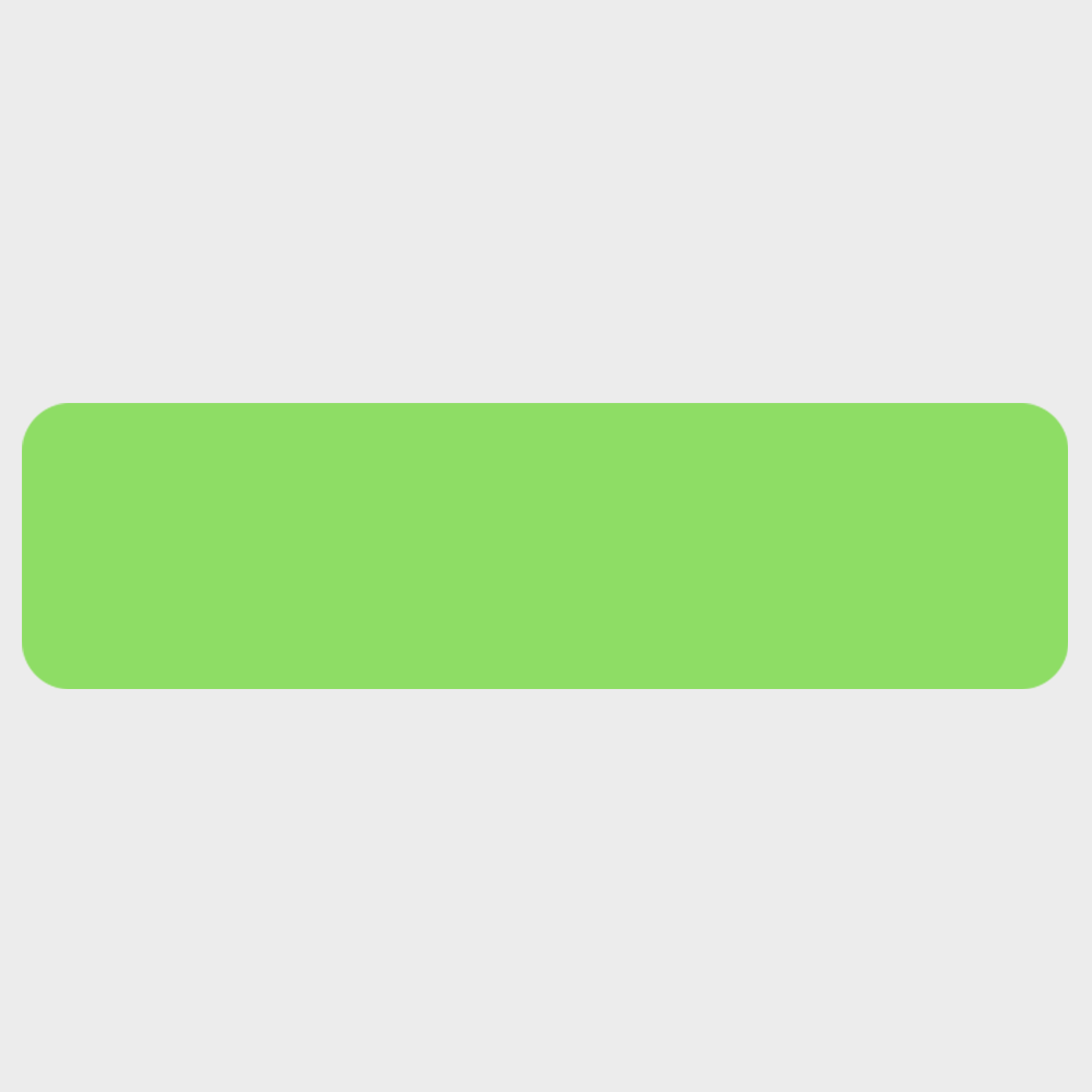 Neon Green 3/4 x 2 3/4 Inch Roll of Rectangle Labels - Bright Adhesive